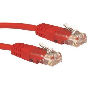 Cables Direct 4 m CATE netwerkkabel U/UTP (UTP) rood - netwerkkabel (4 m, opnemen U/UTP (UTP), RJ-45, rood)