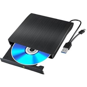 Externe Blu-ray-drive For Laptop, Draagbare Cd-dvd-speler, Brander, Schrijver En Lezer, Compatibel Heldere Beeldkwaliteit Stabiele Audio