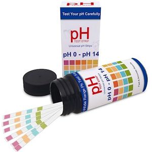 TAEING 100 stuks pH-teststrips, pH-universeel 0-14, pH-test voor urine, speeksel, drinkwater, laboratorium, aquaria, fitnessstudio's, zwembaden