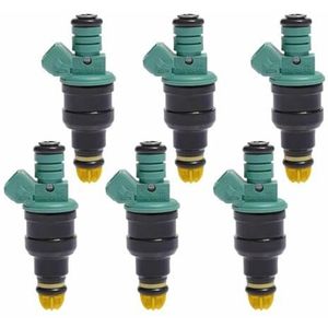Brandstofinjector Benzine-injectiesproeiers Voor BMW Voor 325i Voor 323i Voor 525i M3 2.5L 3.0L Voor E36 Voor E34 Voor E30 0280150415 FJ292 6 Stuks Brandstofinjectoren