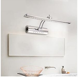 LED-fotolicht, Led Licht Met Schakelaar 7W 9W Wandmontage Wandlamp Indoor Moderne Badkamer Licht Waterdicht Roestvrij Voor Volledige Verlichting (Color : 2700-3500K, Size : 7W 40cm)
