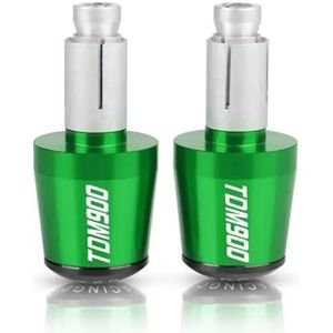 78 ''22mm Motorcycle Handle Bar Ends Gewicht Handvatten Cap Plug Voor YAMAHA TDM900 TDM 900 2005-2022 2024 (Kleur : Green and Black, Maat : 1)