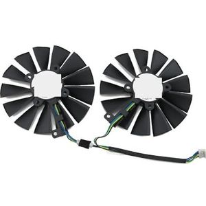 2 stuks/partij 95MM koelventilator 1070Ti voor ASUS voor Cerberus GTX 1070 Ti voor CERBERUS-GTX1070TI-A8Gkoelventilatoren