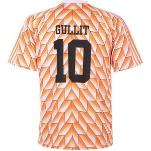 EK 88 Voetbalshirt Gullit 1988 - Oranje - Nederlands Elftal - Kind en Volwassenen - Maat L