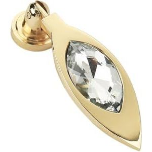 Nordic Gold Diamond Handle Garderobe Lade Kast Solid Kast Deurklink Meubelgreep (Maat: Rose Gold 6405 enkel gat)