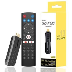 BOXPUT R3 Android 13 TV Stick - 2GB RAM 16GB ROM 4K, Dubbele WiFi 6.4G/5G BT5.0 8K Decodering, Met Bluetooth Stem Infrarood Isolatie Afstandsbediening