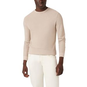 Guess Earle Stitched M4BR04Z3H82 trui met ronde hals, Mindful and Zout White Stitch, L