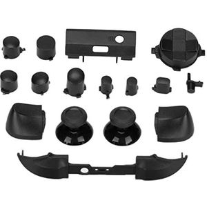Volledige Knoppenset voor serie, Dpad-bumpers Triggers-knoppen RT LT RB LB ABXY-knoppen Vervangende Knopreparatieset voor serie X & S(zwart)