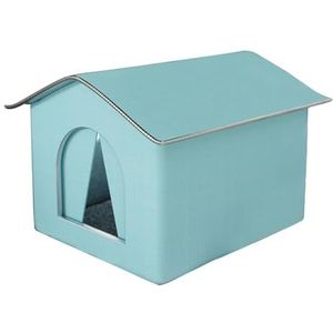 Feral Cat House, Outdoor Cat Cave, Opvouwbare Warme Huisdier Shelter Voor Winter Waterdichte Regendichte Kitten Cave, Huisdier Tent Bunny Bed Voor Wilde Kat Puppy