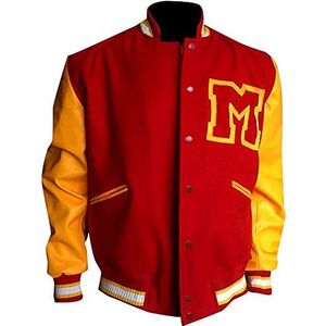Fashion_First Mens Michael Jackson Thriller M Logo Varsity Letterman Jacket