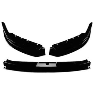 Diffuser voorbumper Voor BMW 2-serie voor M2 G87 2024 auto voorbumper lip glanzend zwart koolstofvezel look spoiler zijsplitter diffuser beschermkap trim Voorbumper deflector(Glossy Black)