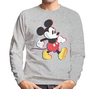 Disney Mickey Mouse March Sweatshirt voor heren, Heather Grey, L