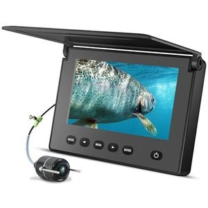 Onderwaterviszoeker, viscamera, ijscamera met nachtzicht, 4,3 inch LCD-monitor, sportvideocamera Geschikt voor slecht zicht(FL180AR Pro)