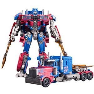 Transformers Optimus Prime speelgoed, vervormbare auto-robot, autobots speelgoed, transformerend speelgoed, auto-robot, auto, speelgoed, transformeerbaar actiefiguur (A)