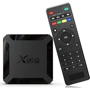 TV-box Android 10.0 X96Q Mini 1 GB RAM 8 GB ROM verandert in Smart TV 4K HD Multimedia WiFi 2.4G uw telefoonscherm op tv met de optie Screen Mirroring