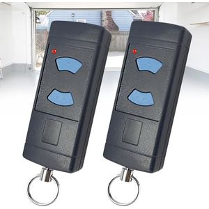 Garagedeuropener: 2 stuks garagedeur afstandsbediening, garagedeur handzender voor Hörmann HSM4, HSM2, compatibel met Hörmann Blue knoppen 868,3 MHz garage afstandsbediening handset