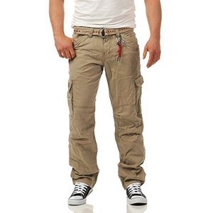 Timezone - Benito - Cargobroek - Dune Brown - Katoen