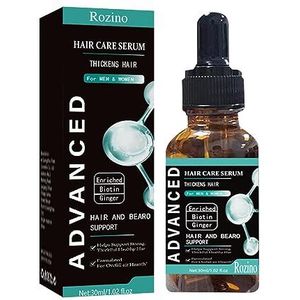 Vloeibare biotine, Biologische Haargroei Essentie, Krachtig vitamine B-supplement, sterke nagels en gezonde huid, extra sterke geldruppels 1 OZ voor dames en heren