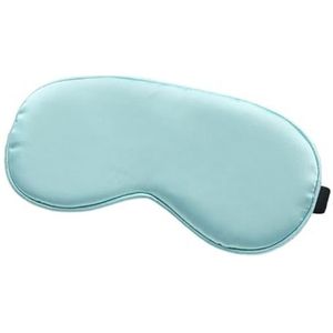 Verduisterende slaapmaskers, Zijden oogmasker Zijden slaap oogmasker Gewatteerde schaduw Oogbeschermingspatch Slapen(Light Green)