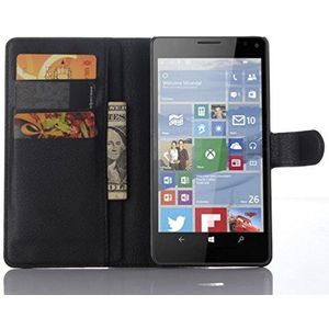 Microsoft Nokia lumia 950XL Case Manyip PU Flip Leather Case Cover Handytasche Cover Case Skin voor Nokia lumia 950XL, Wallet met kaartsleuven Ontwerp Bescherming Case Etui (JFC7-7), Nokia lumia 950XL, B