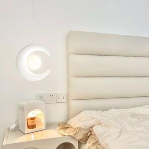 LANGDU Moderne stervormige nachtkroonluchter, hanglamp van hars, moderne LED-lamp for keukeneiland, eetkamer, slaapkamer, bar, woonkamer