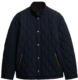 Superdry - Estate Country - Gewatteerde Jas - Donker Marineblauw