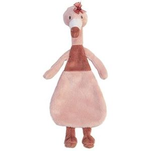 Flamingo Fiddle Knuffoeldoekje - Oud roze - Baby cadeau