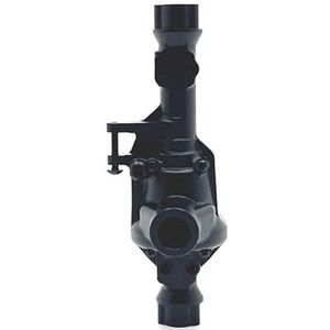 Geschikt for WLtoys 104006 104010 104020 104026 RC auto metalen upgrade reserveonderdelen, metalen voorasbehuizing, chassisversterking(Svart)