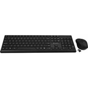 V7 CKW350US toetsenbord en muis, zwart, QWERTY US