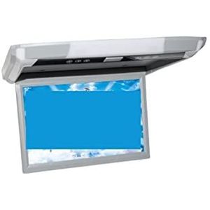 Draagbare dvd-speler voor videospelers op hoofdsteunen in auto's 12.1 Inch Auto Video Speelt Auto Plafond TV Dakmontage Display Multimedia Auto Monitor HD Lcd-scherm MP5 HDMI Speaker Link met HD-roter