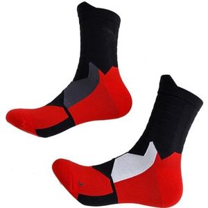 yeeplant Modieuze gezellige atletische sokken 2-pack, zachte elastische ademende sport crew sokken voor hardlopen, Meerkleurig, Eén Maat