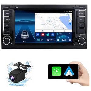 Android 13.0 2 Din Autoradio 7"" Touchscreen Auto Stereo Voor VW TOUAREG 2004-2011 Met Draadloze Carplay Android Auto GPS Navigatie AHD Omgekeerd Beeld Stuurwielbediening(P1(1G+16G))