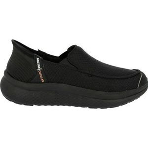 Doctor Cutillas 34230 Sneakers voor heren, uitneembare binnenzool, rubberen vloer, zonder sluitingen, ideaal voor zomersport, Zwart/Wit, 40.5 EU