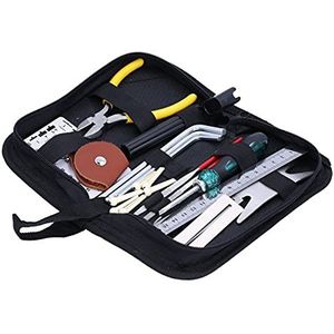 Gitaar Repareren Tool Kit, 26 Stks Pakking Organizer Moersleutel String Snijtang Onderhoud String Gitaar Tool Set voor Gitaar