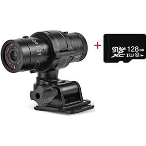 Actiecamera, Fiets Sport Camera Waterdichte Actie Camera 4K Mountainbike Motorhelm Actie Mini Camera DV F9 Camcorder Volledige 1080p HD Auto Video Recorder(Option 5)