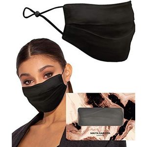 Karizma - Zijden masker 19 momme 100% moerbeizijde 6A zwart