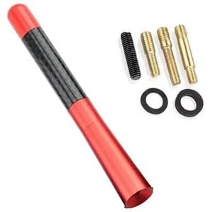 Audio- & videoantennes voor auto Universele koolstofvezel autoantenne, korte antenne vervanging geschikt voor BMW geschikt voor Honda geschikt voor Toyota ontvangst Autoradio Antenne(B)