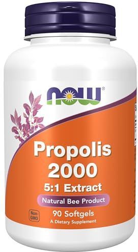 Now Foods - Propolis 2000 5:1 Extract - Supplement - 90 Softgels - Glutenvrij