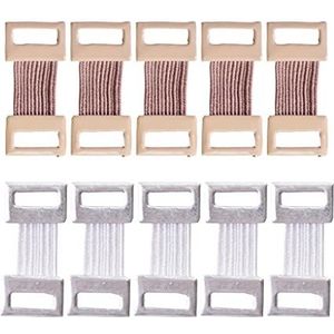 xbiez 10 lots Elastieken Bandages Clip Stretch Legeringen Sluitingen Vervanging Bevestigingsmiddelen Klemmen Voor Veilige Bevestiging Bandages Vervangbare Wrap Bevestigingsmiddelen Clip