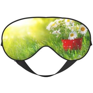 Zomer Bloemen Madeliefjes Slaap Eye Mas Bijgewerkt Ontwerp Licht Blokkerende Night Eye Blinder Mannen Vrouwen Shift Werk Reizen