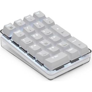 Kalttoy Ergonomisch 21Key Mechanisch Nummerstootkussen Toetsenbord met Regelbare LEIDENE