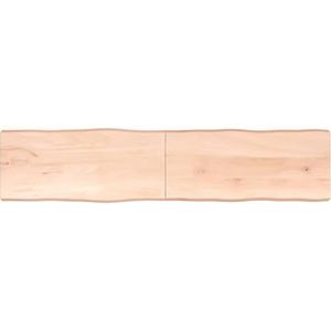 SMTSEC Tafelblad 220x50x(2-6) cm Onbehandeld Massief Hout Live Edge