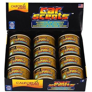 Originele California Car Scents - set van 12 blikjes ""Golden State Delight"" met deksel