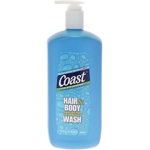 Coast Classic Scent Body Wash - Hair and Body Dual Action Formula Shower Gel Body Wash - Deep-Cleansing Gel Texture - Hydrating Body Wash - 32 oz