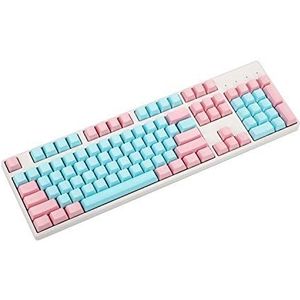 NPKC 61 87 104 Sleutels Miami Dikke PBT OEM Profiel Keycap Voor MX Schakelaars GH60 Tenkeyless Mechanische Gaming Toetsenbord (104 Ble)