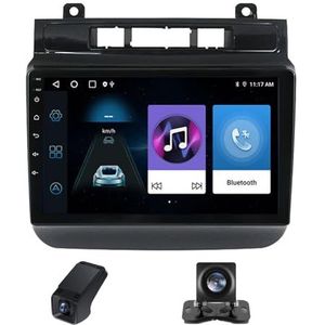 Autoradio,Android 13 geldt geldt voor Volkswagen Touareg FL NF 2010-2018 9 inch HD touchscreen autoradio met draadloze Carplay Android Auto Bluetooth stuurbediening Achteruitrijcamera(NF-2)
