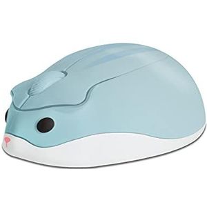 CHNNO1 2.4G draadloze muis USB optische schattige hamster cartoon computer muis mini ergonomische 3D PC office laptop desktop gift kid blauw
