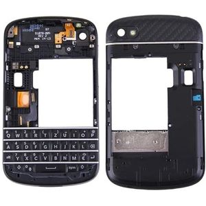 3 in 1 for BlackBerry Q10 (Keyboard + Middle Frame Bezel + Back Plate Housing Camera Lens Panel) Full Assembly Housing Cover