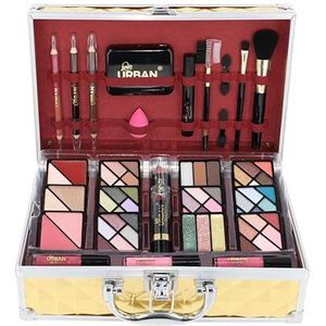 Veganistische Make-up Cosmetische Koffer Love Urban Beauty Luxe Gold Touch Reiscadeauset 73st