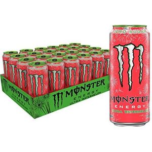 Monster Energy Ultra watermeloen, suikervrije energiedrank, 16 oz (Pack van 24)